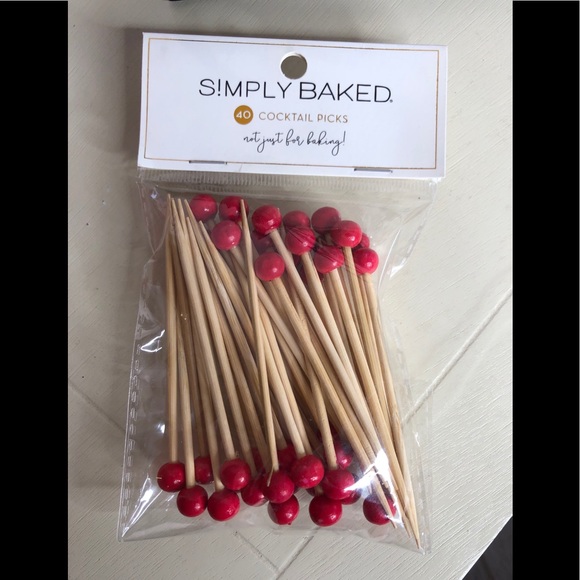 Simply Baked Holiday Bn Simply Baked Cocktail Picks Poshmark